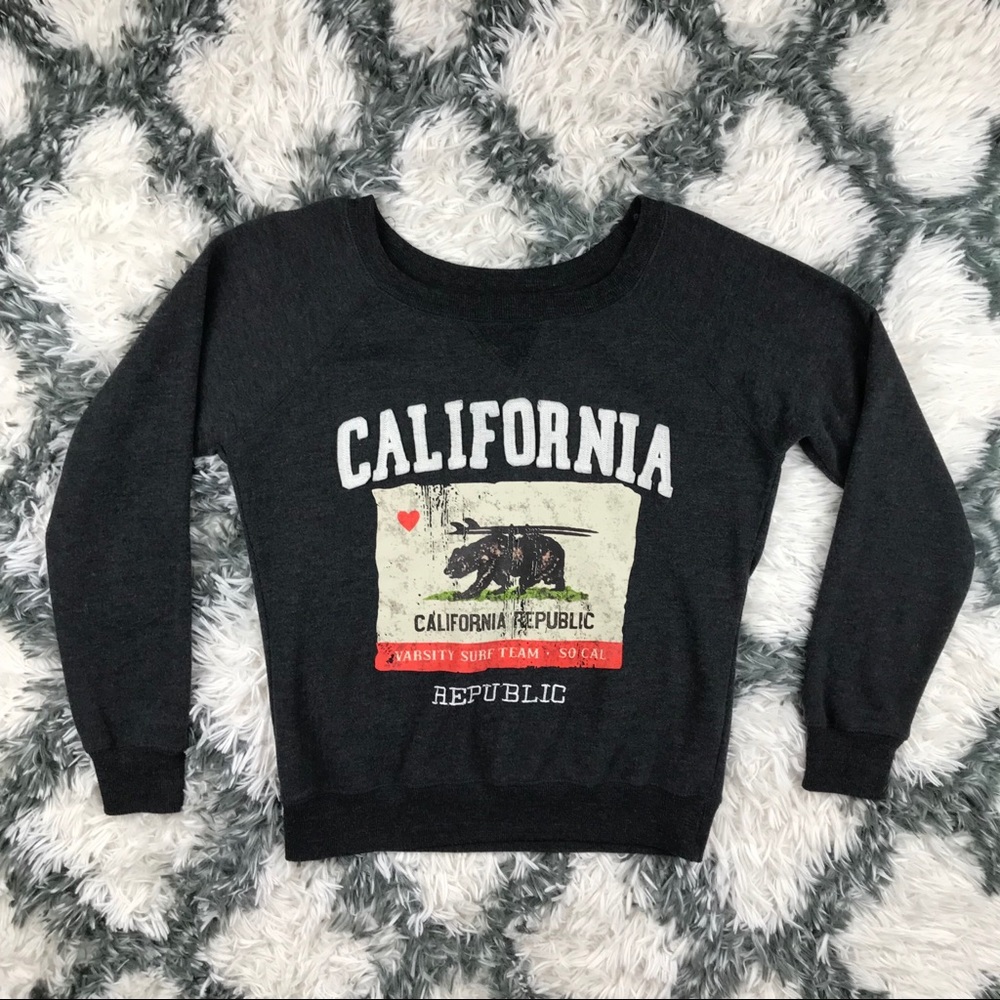 Green Sleeved Women’s California Sweater Small